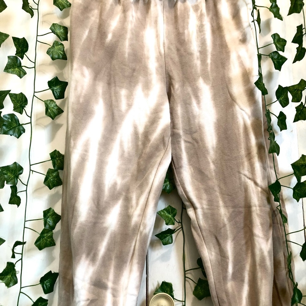 Solid Elastic Waist Sweatpants